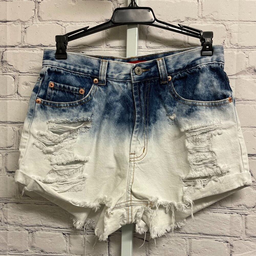 SIGNATURE8 - Bleached Distressed Shorts